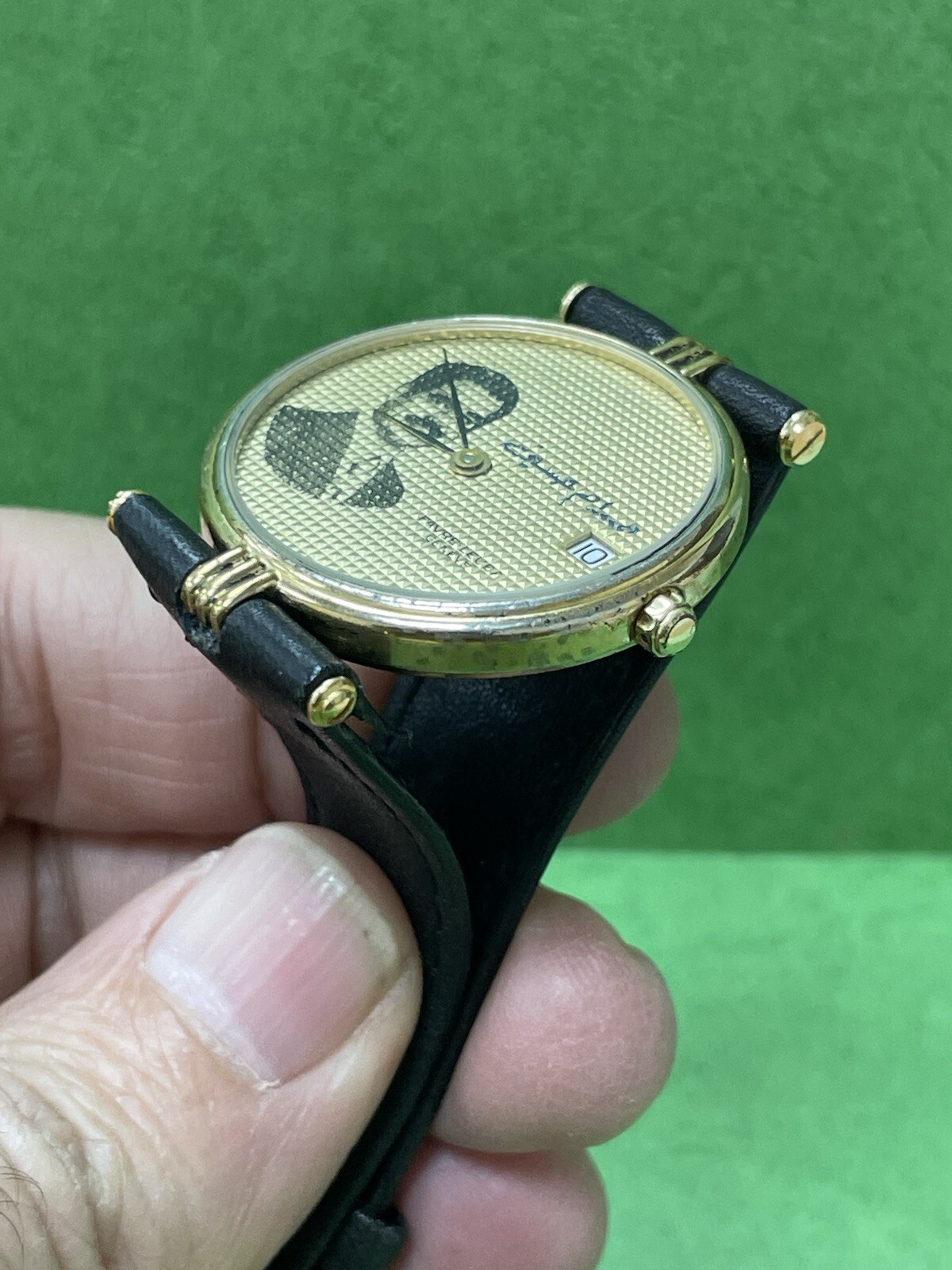 SWISS FAVRE LUBA President Saddam Hussein Iraq Gold Dial 31 Watch R12