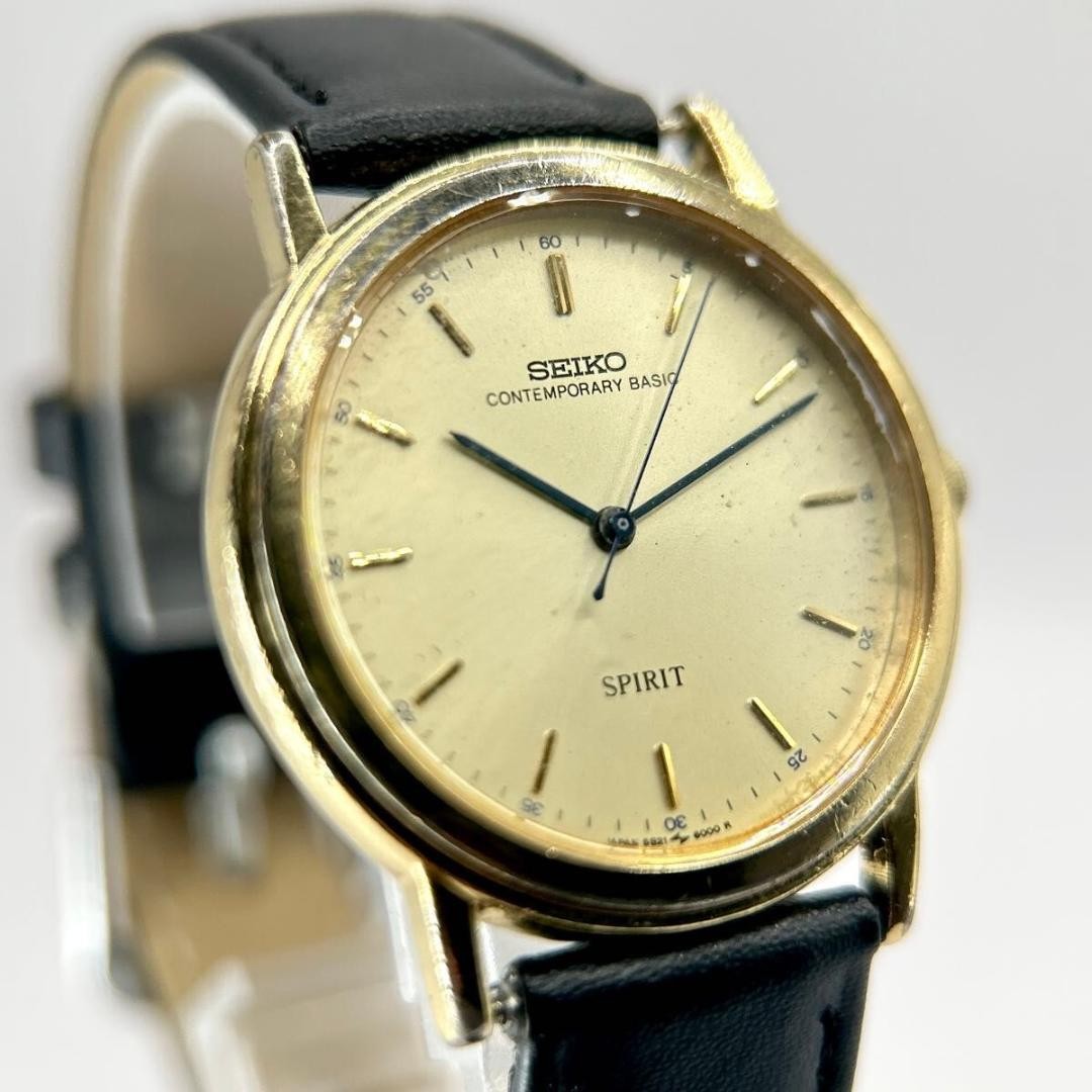 Seiko Sweep Second Men’s Watch Quartz Used From Japan