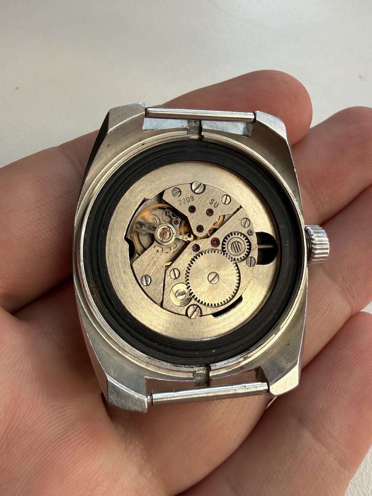 Vostok 2209 Wostok barrel USSR diver amphibia military wristwatch st. steel