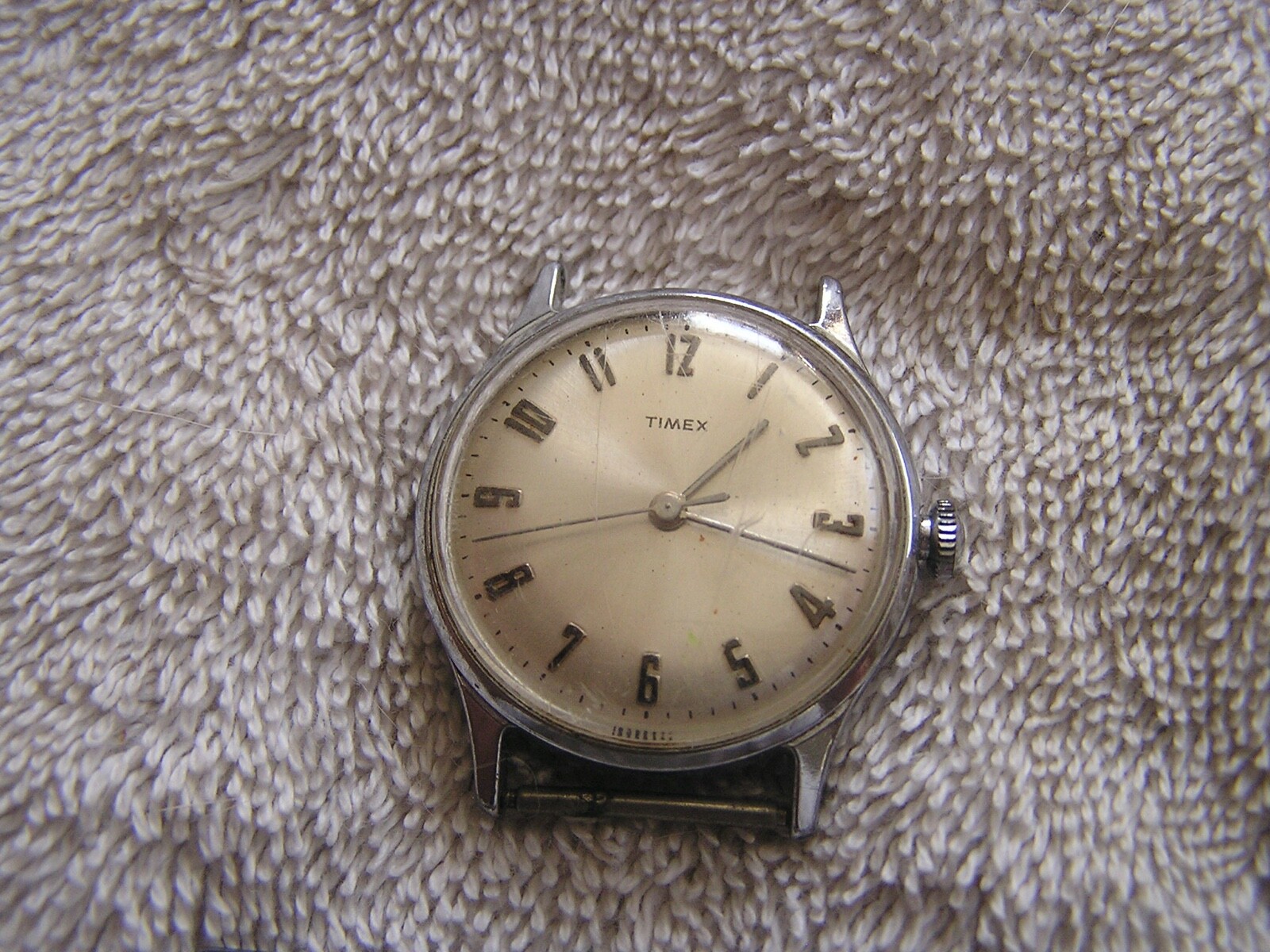 Vintage Timex Watch Numeric Dial
