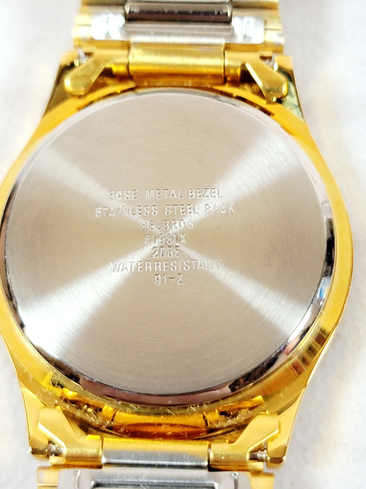 Vintage Helbros United States Department of the Navy Gold-Tone Wristwatch Men’s