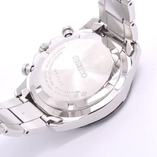 SEIKO Spirit SBTR027 Chronograph Quartz Men’s Watch Stainless Steel Authentic