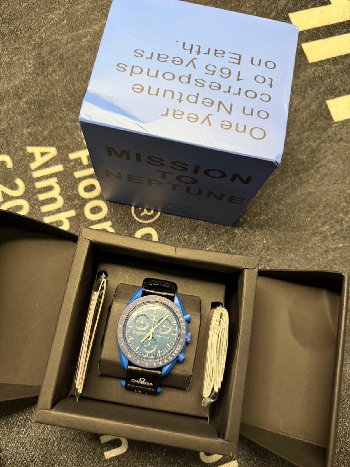 OMEGA x Swatch Speedmaster MoonSwatch Blue Unisex Adults Watch