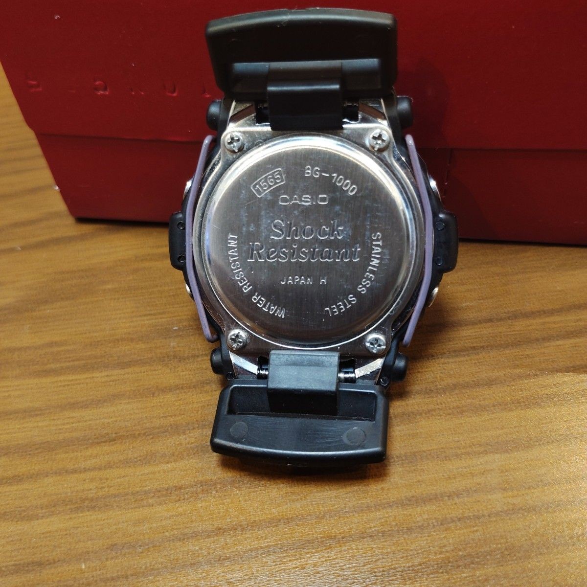 CASIO Baby G BG 1000 Dyed Custom Black NATO Strap