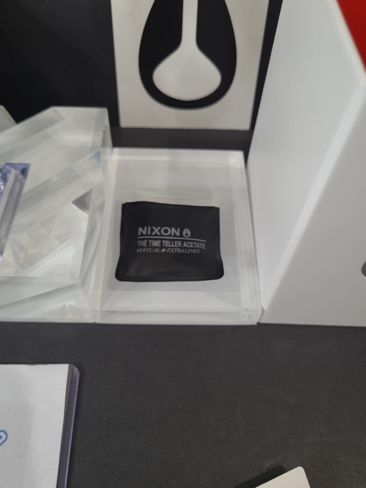 Nixon Medium Time Teller Acetate Black/Multicolor Watch A327-2336
