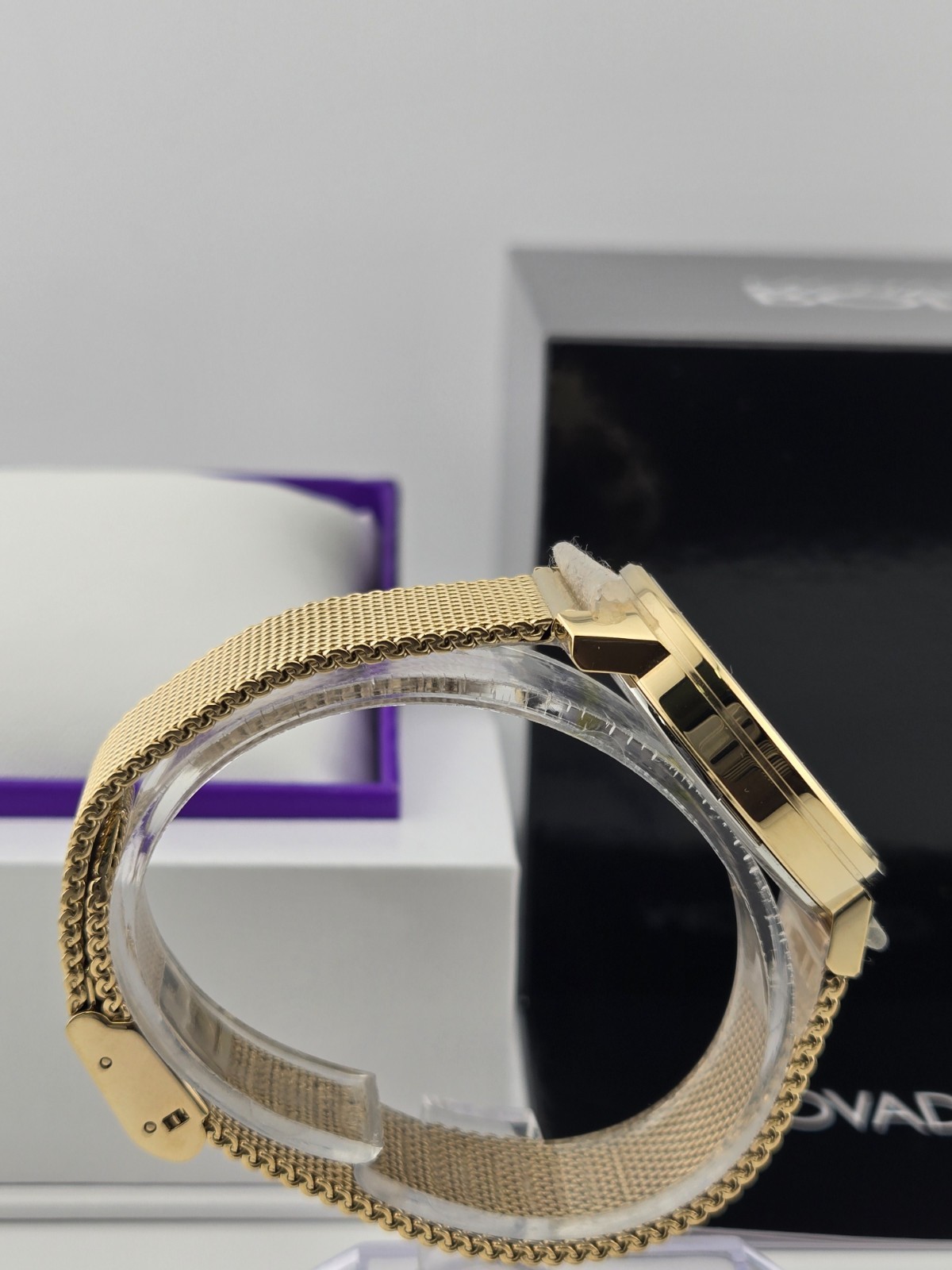 Movado Bold Access Women’s Gold Dial Gold Tone Watch – 3600921 ($695 MSRP)