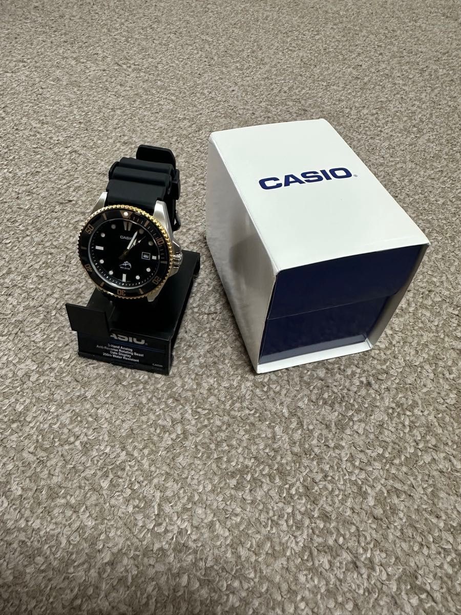 Casio MDV-106G-1AVCF Duro Black Dial Watch