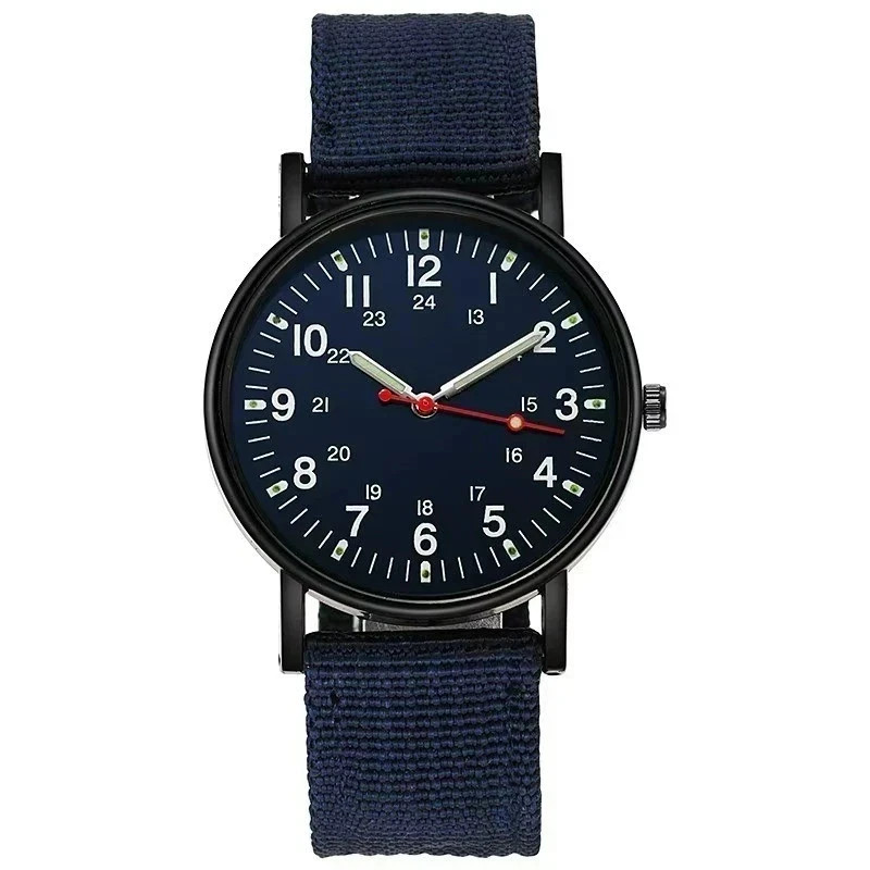 Military Watch Army Durable Water Proof Luminous 24Hours Dial Nylon Strap USA