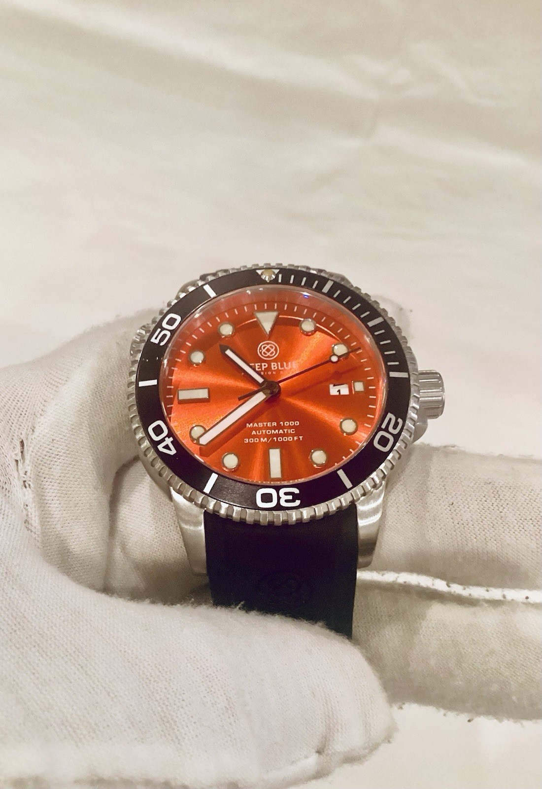 Deep Blue Automatic Precision Diver Master 1000 (3129 of 5000) 44mm Dive Watch