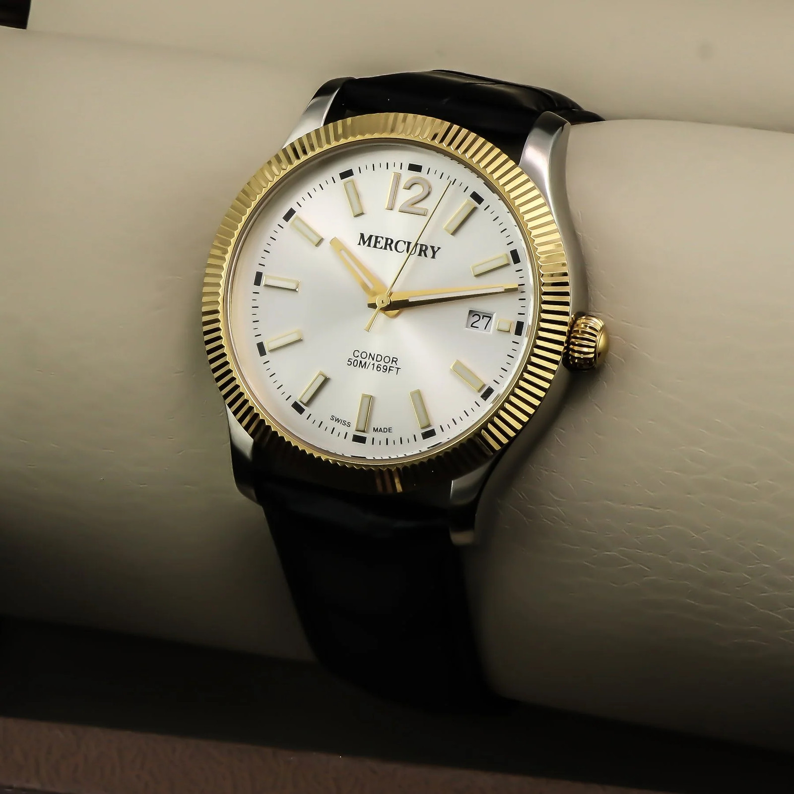 Mercury – Swiss Watch – ME455-SGL-1 Quartz 45 mm ME455 50m (5 ATM, 169 ft)