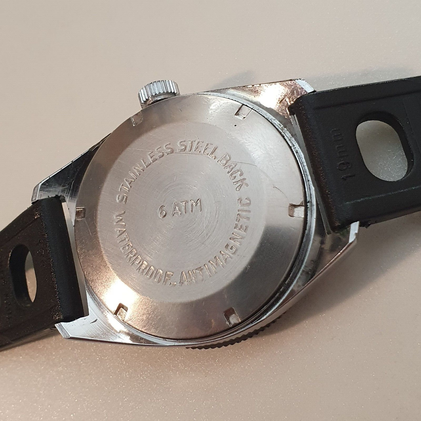OSCO AQUATIC 36mm Mechanic Cal. Men’s Vintage SkinDiver Watch OS In House 1960