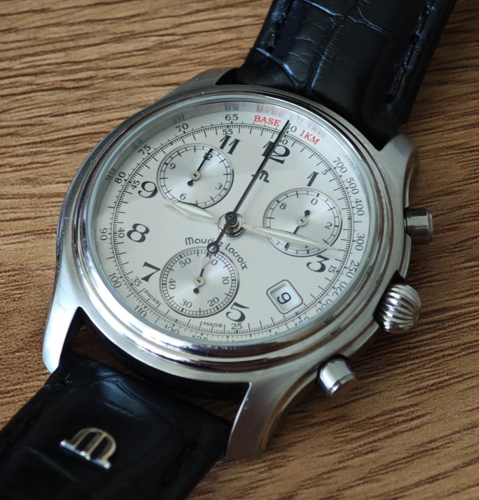 Maurice Lacroix Chronograph Ref. 04724 Swiss Made Rare Men’s Watch (W0221)