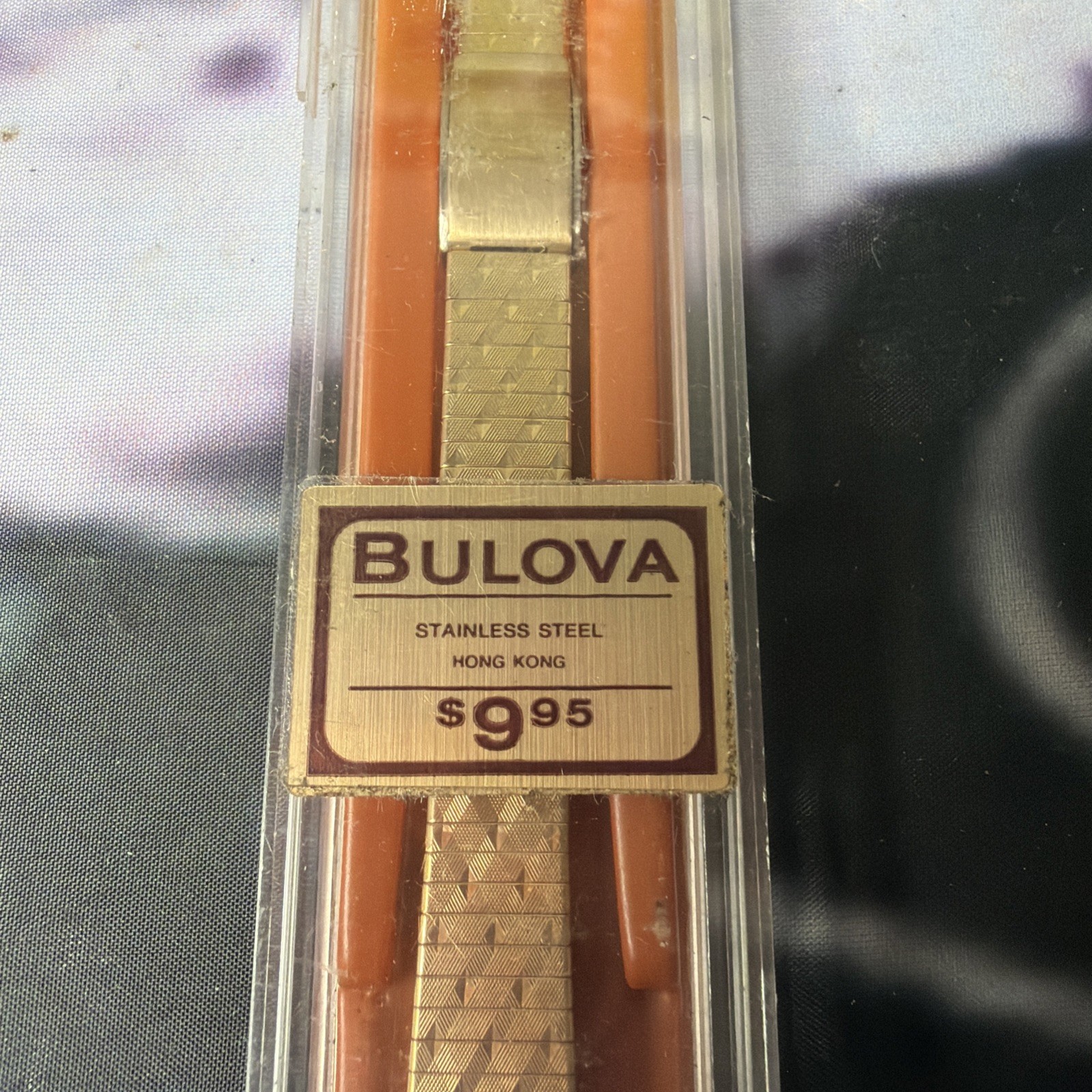 New Vintage Bulova Watch Band 10K Rolled Gold Plate Mesh 10mm Ladies Deadstock