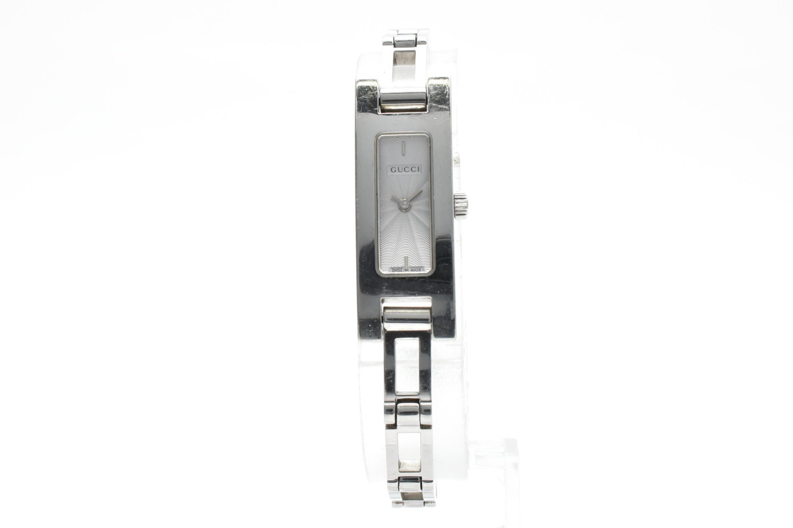 [EXC+5] GUCCI 3900L Women’s Watch silver Dial Quartz Swiss Made from JAPAN