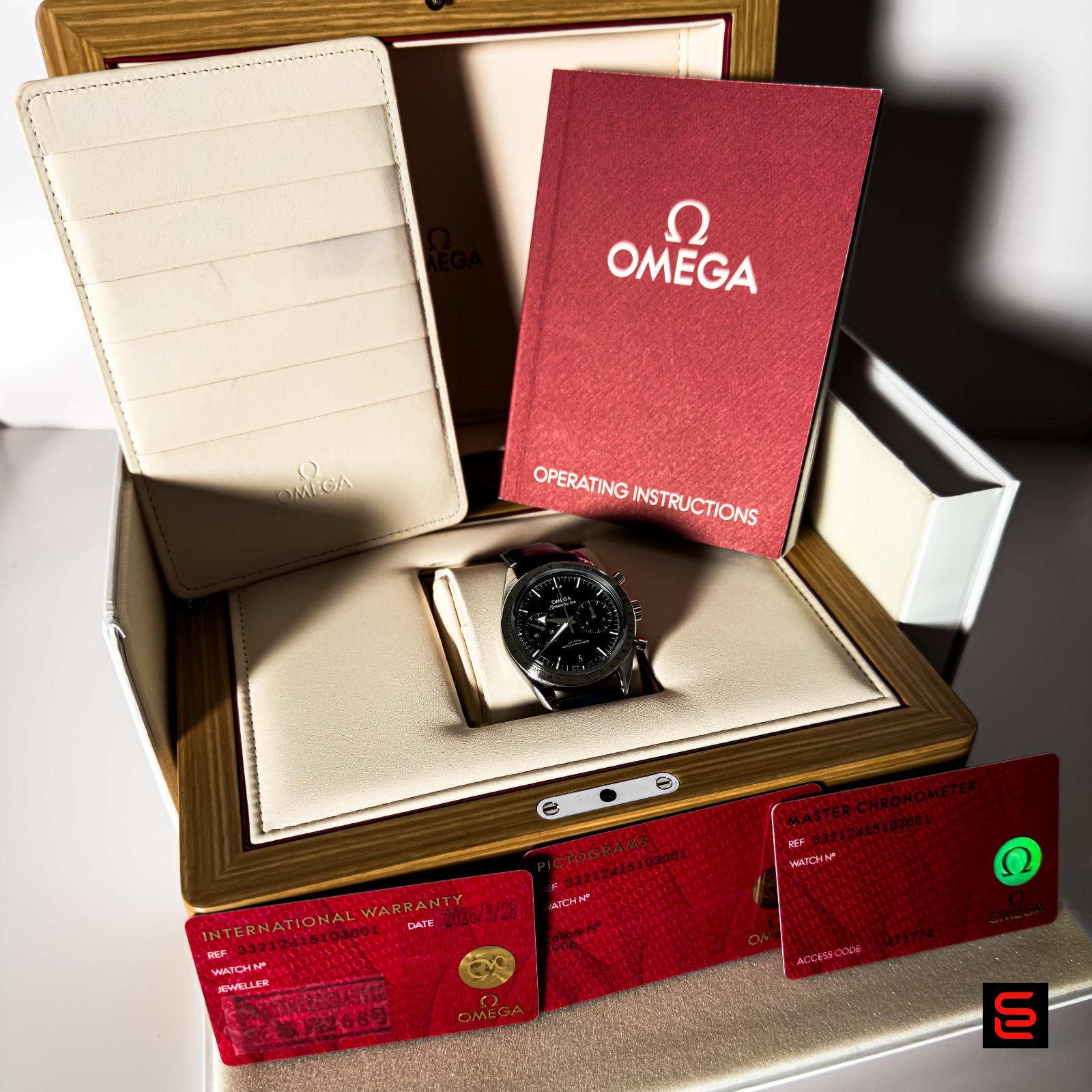 Omega Speedmaster ’57 CO‑Axial Chronograph Blue Dial 40.5mm 332.12.41.51.03.001