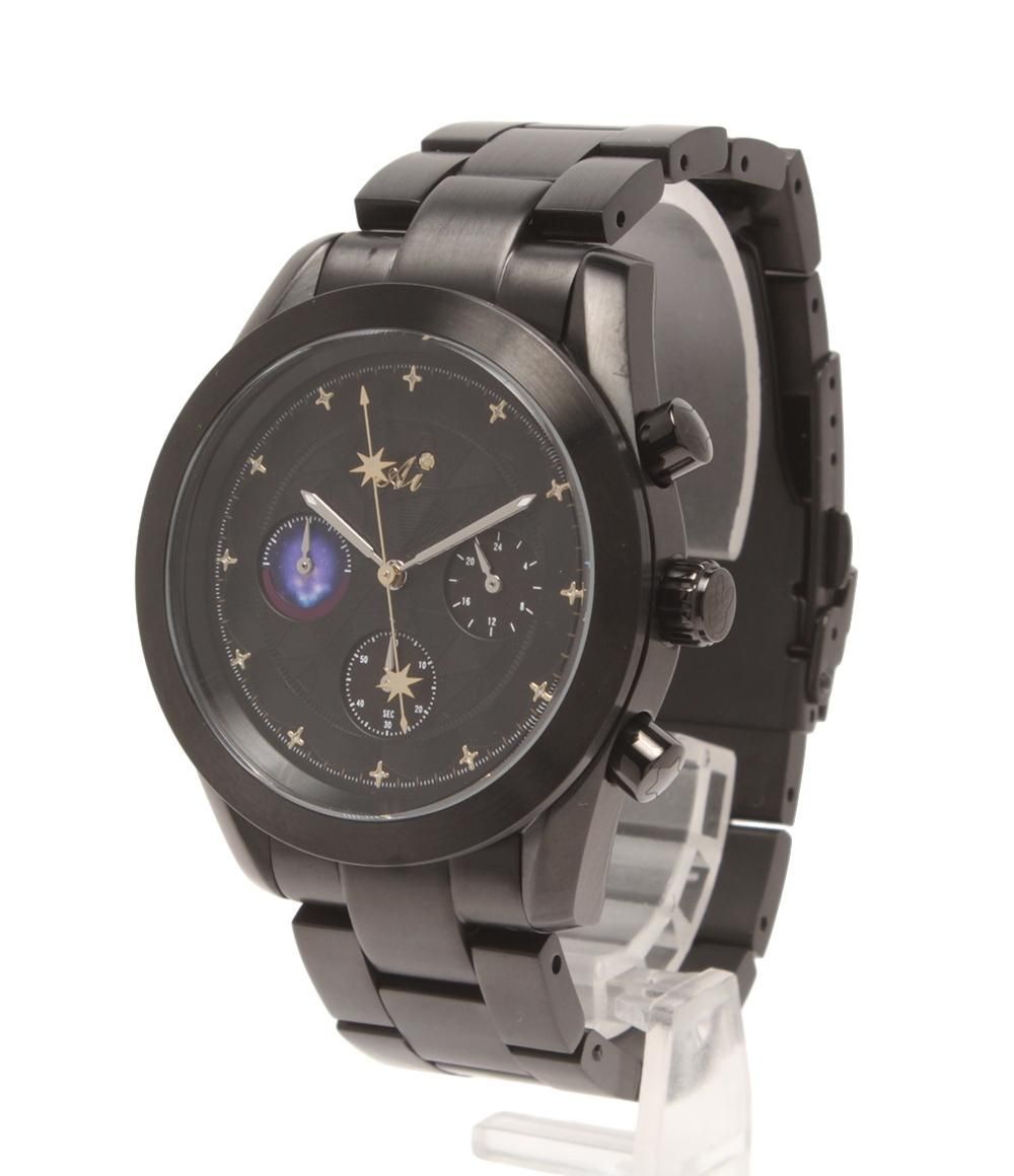Excellent condition wristwatch Oshi no Ko Ai quartz black for ladies and men