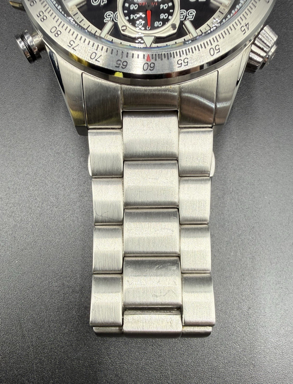 Cortebert Elevation Men’s 44MM Pilot Chronograph Date Watch CB-3003 Slide Rule