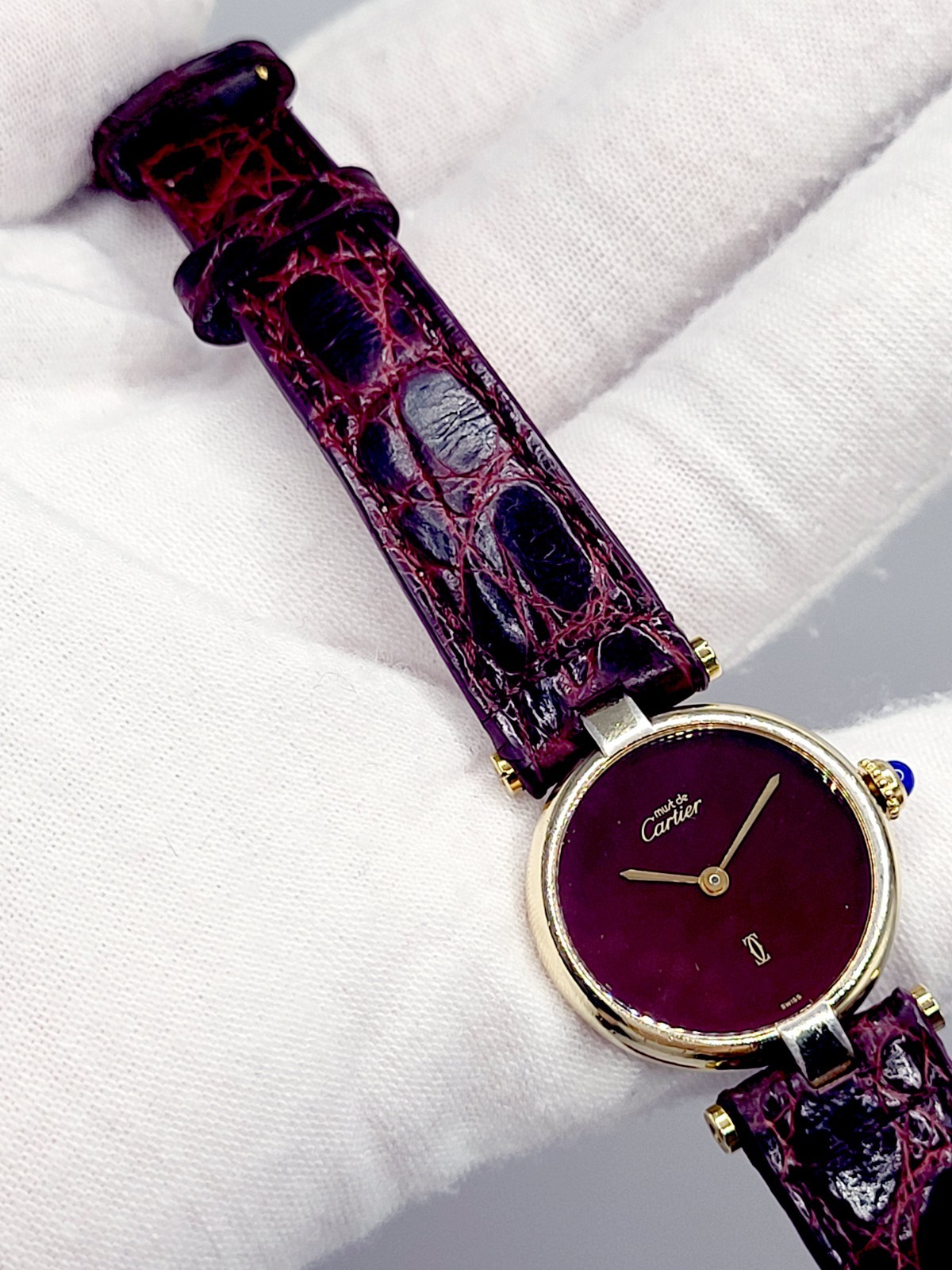 [N.MINT] 24mm Cartier Must de Cartier Swiss Vendome Vermeil Women’s Watch