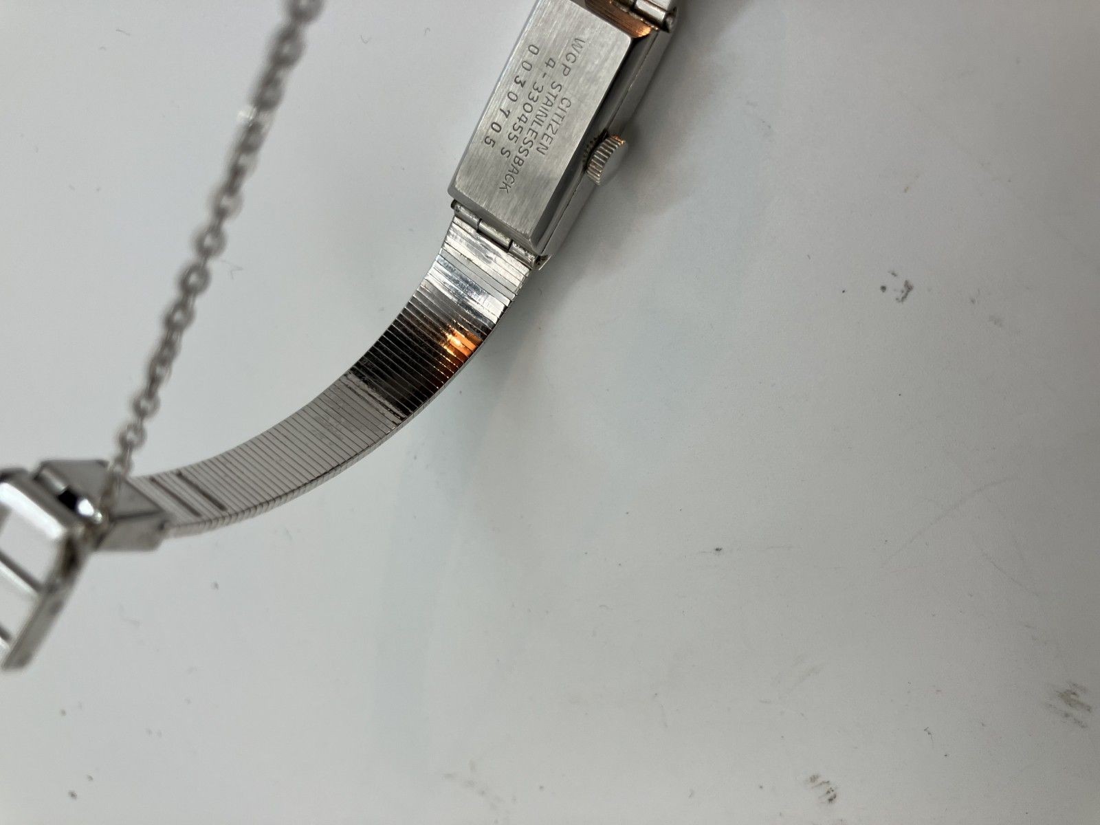 Citizen 21 Jewels Manual Wind Vintage Watch Silver Case Width 12mm Wrist Size 15