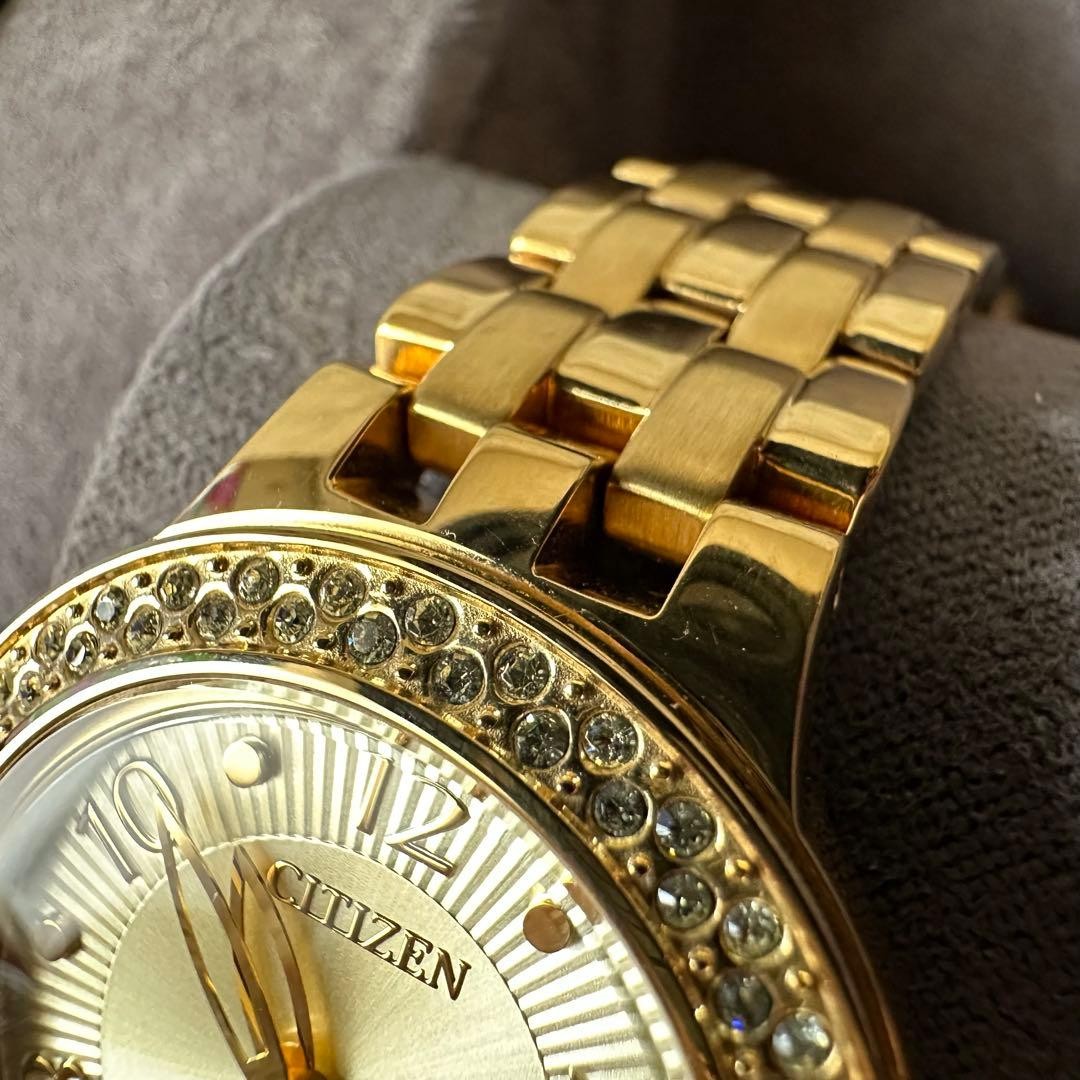 CITIZEN FE2082 51P Gold Silhouette Crystal