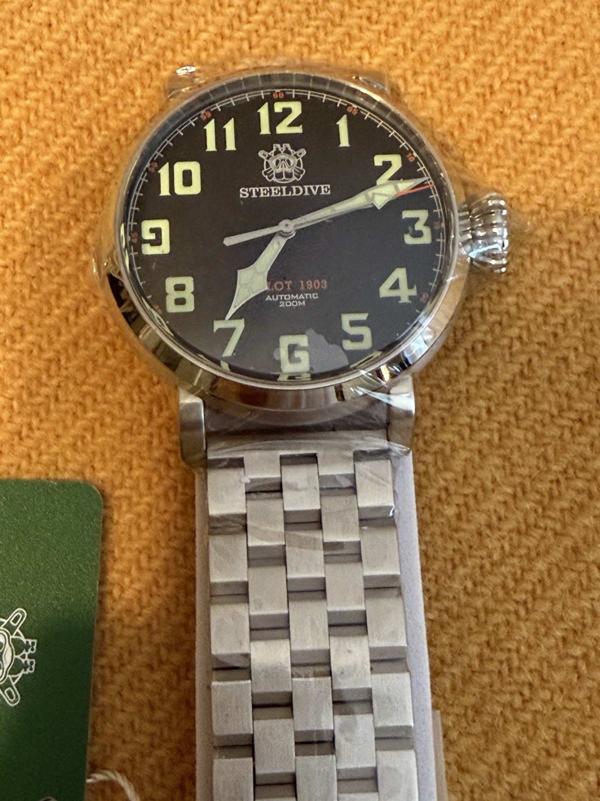 STEELDIVE SD PILOT 46.5mm Dial Automatic Sapphire Crystal NH35
