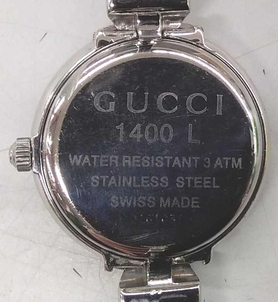 [A3N] Gucci 1400L Vintage G-Logo Bangle Quartz Analog Watch [r9v]