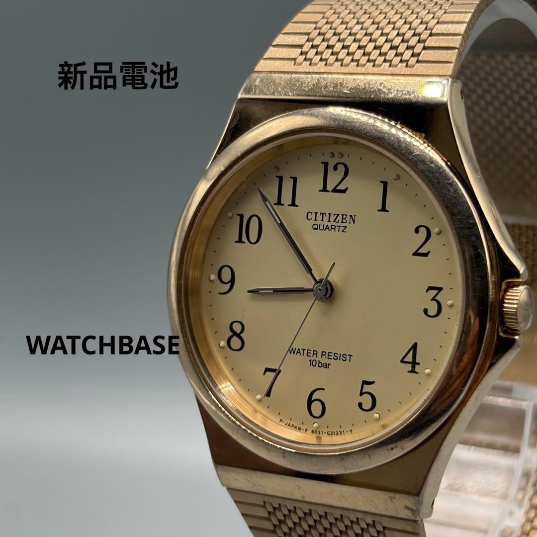 Citizen Quartz Gold Mesh Bracelet Watch Men’s 14-G02638