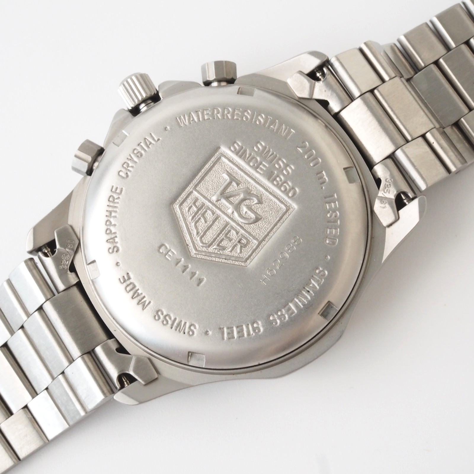 TAG Heuer 2000 CE1111 Quartz Chronograph Gray Dial Professional 200m Men’s Box