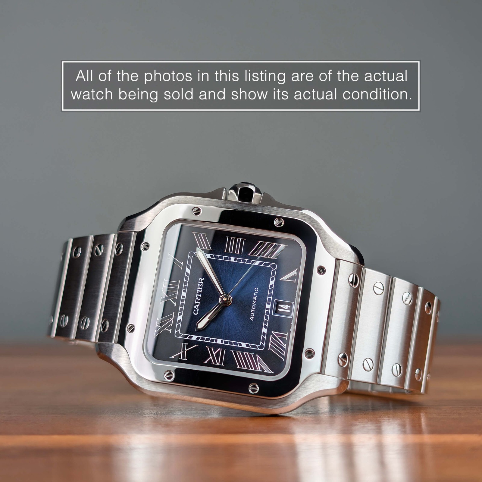 Complete Set Large Cartier Santos WSSA0030