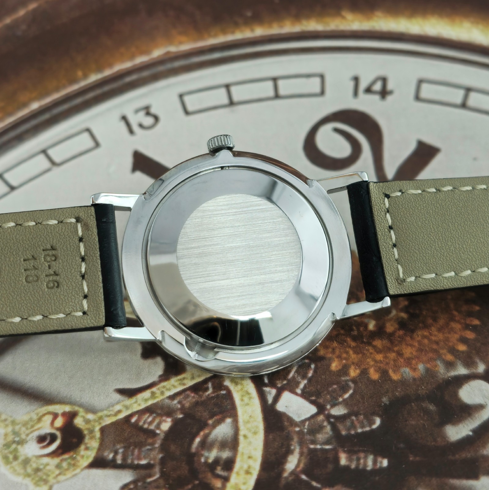 Watch USSR Poljot De LUXE Ultra SLIM 23 Jewels Soviet Vintage Wristwatch 2209