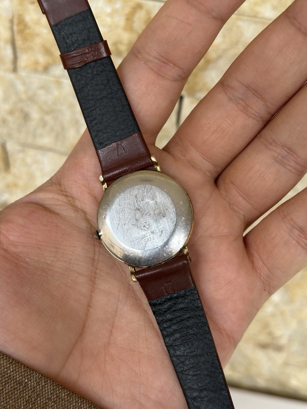 1980s Vintage Doxa Saddam Hussein Iraq Gift Watch Quartz 32mm Rare Authentic