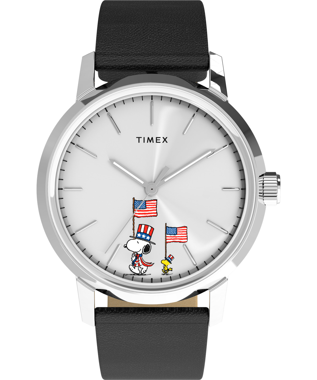 Timex Black Mens Analogue Watch Peanuts Marlin TW2Y50300