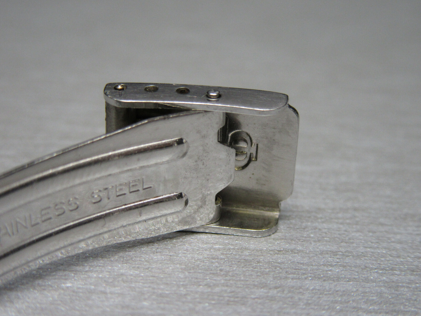 W335-1 ⭐⭐ Baume & Mercier Riviera Folding Clasp for Bracelet 0 15/32in Stainless