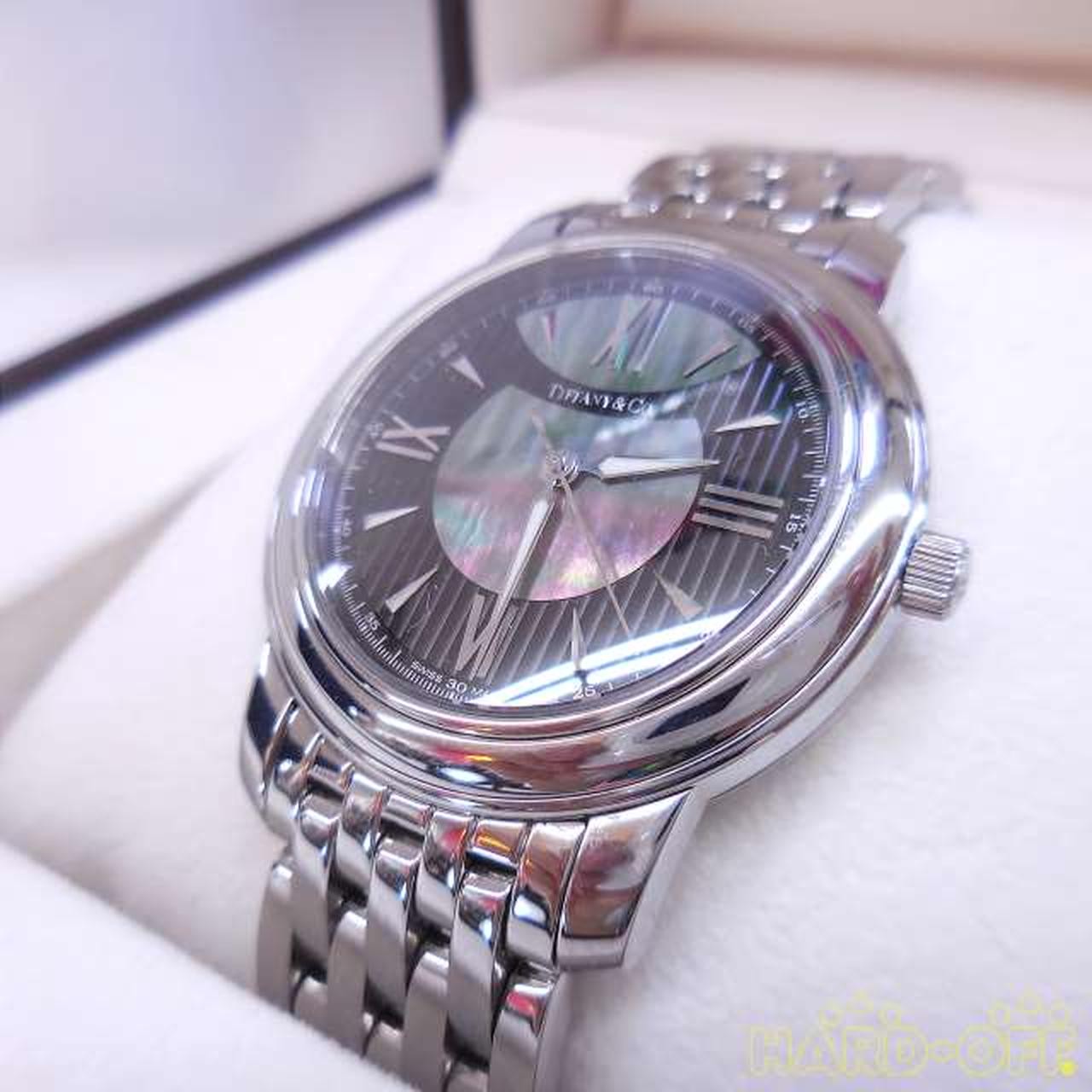 [B1N] Tiffany & Co. Mark Z0046.17.10A90A00A Black MOP Quartz Ladies [v5p]