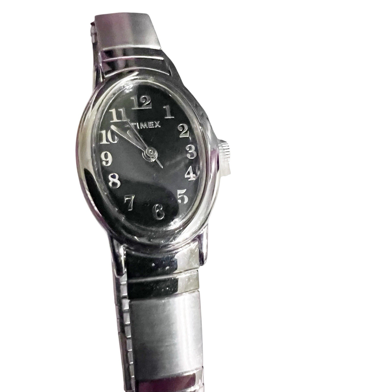 Timex Watch Women’s Stretchy Stainless Steel Band needs battery