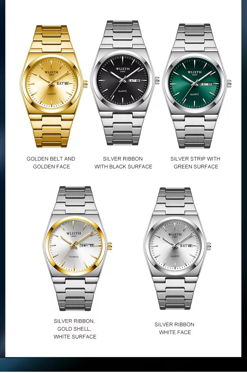 Timepiece Glowing Sports Quartz Watch Stylish Wristwatch for Men