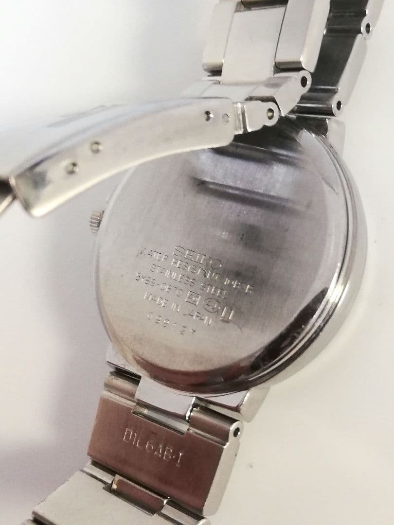 Seiko Lukia Quartz Dress Watch 33mm Ref 5Y89-0B70 Wrist 15cm/5.9in
