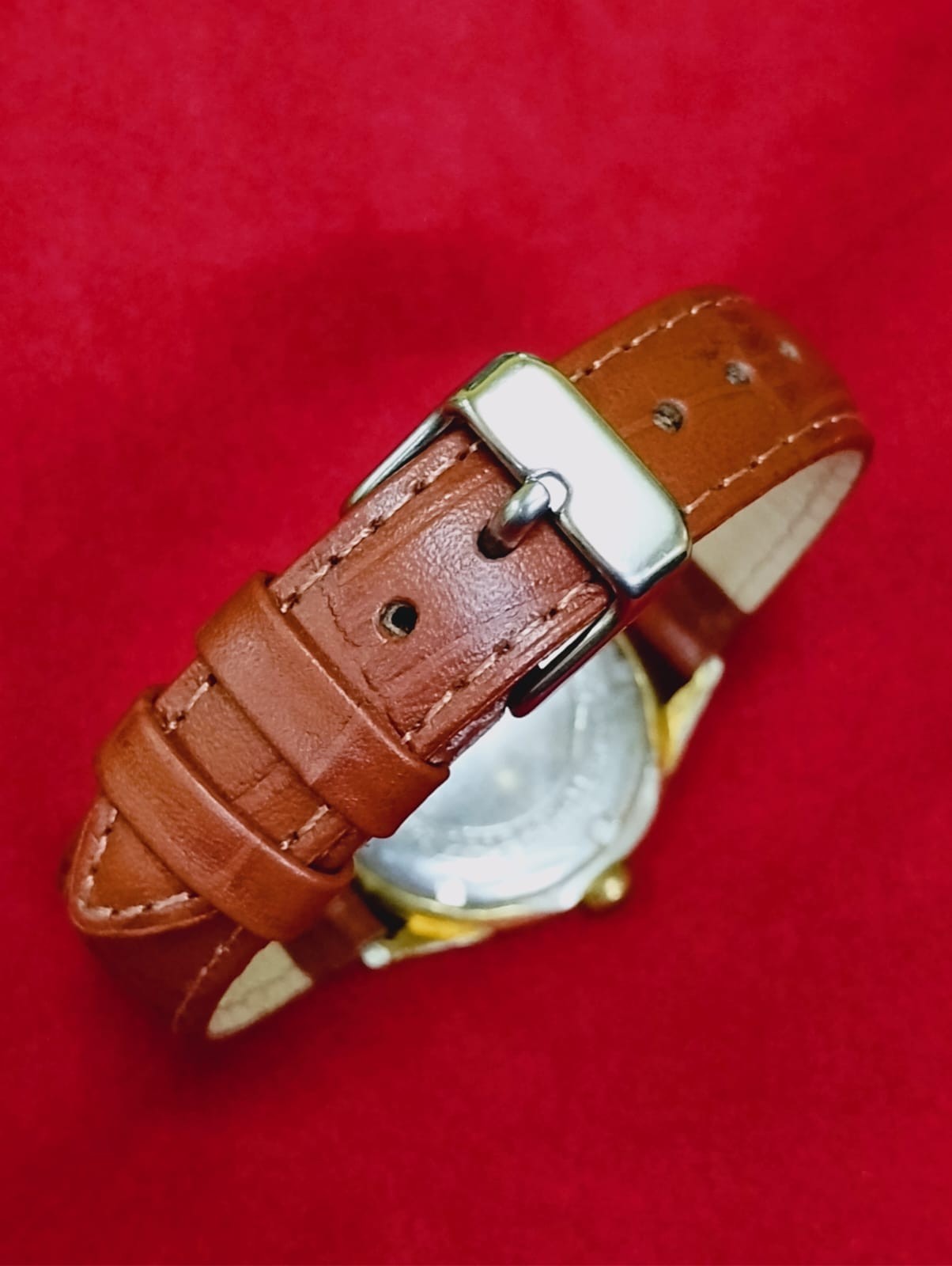 Vintage Favre leuba sandow original rare golden swiss working wrist watch 052