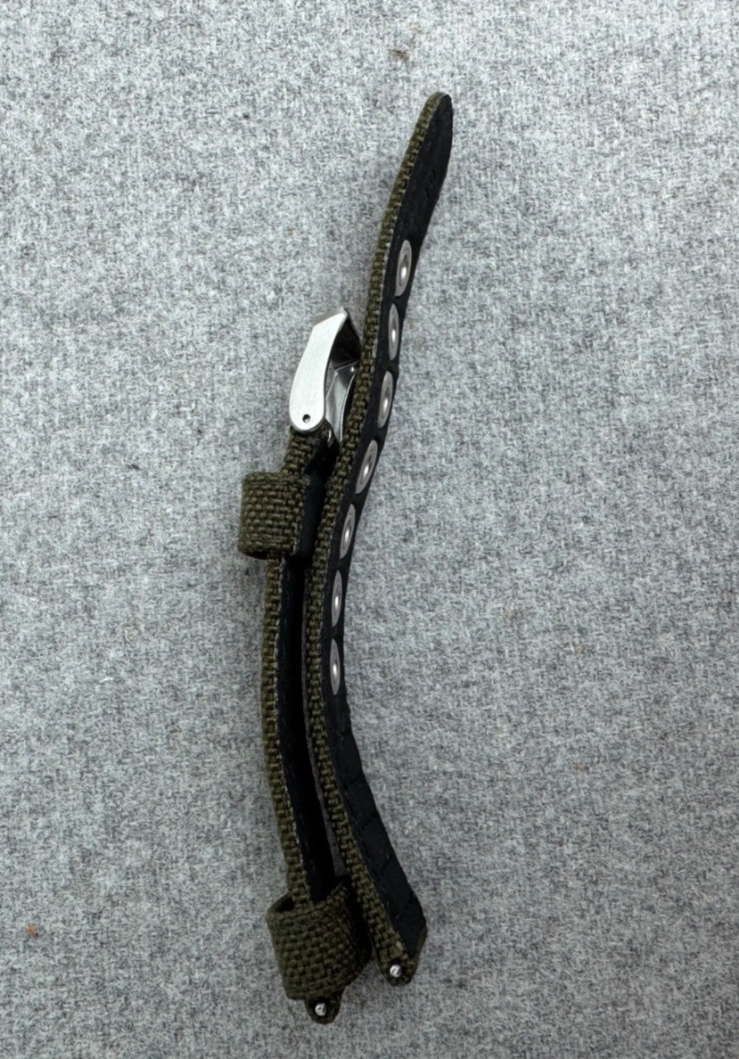 Genuine Citizen 18mm Green Canvas Watch Strap For BM8180-03E Military Watches