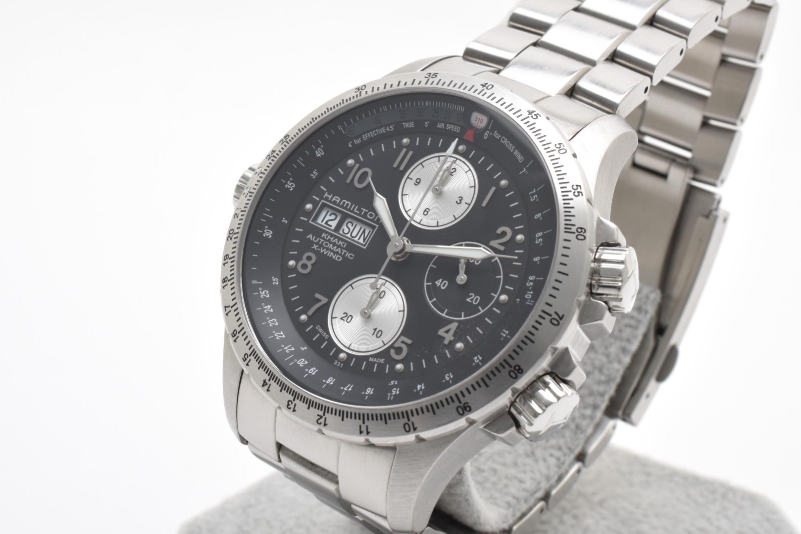 [Box,Paper] MINT Hamilton Khaki X-Wind Auto Chronograph Men’s Watch Japan