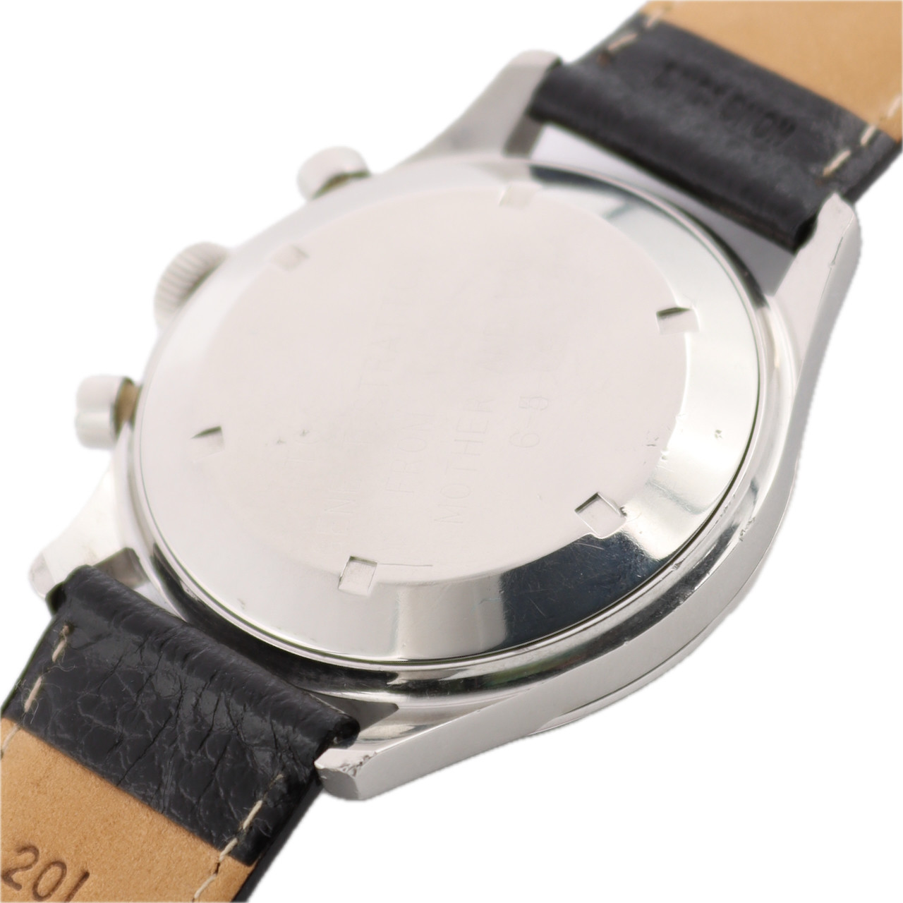 Vintage 38.5mm Wittnauer 8023-241T Professional Chronograph Wristwatch Steel 17J
