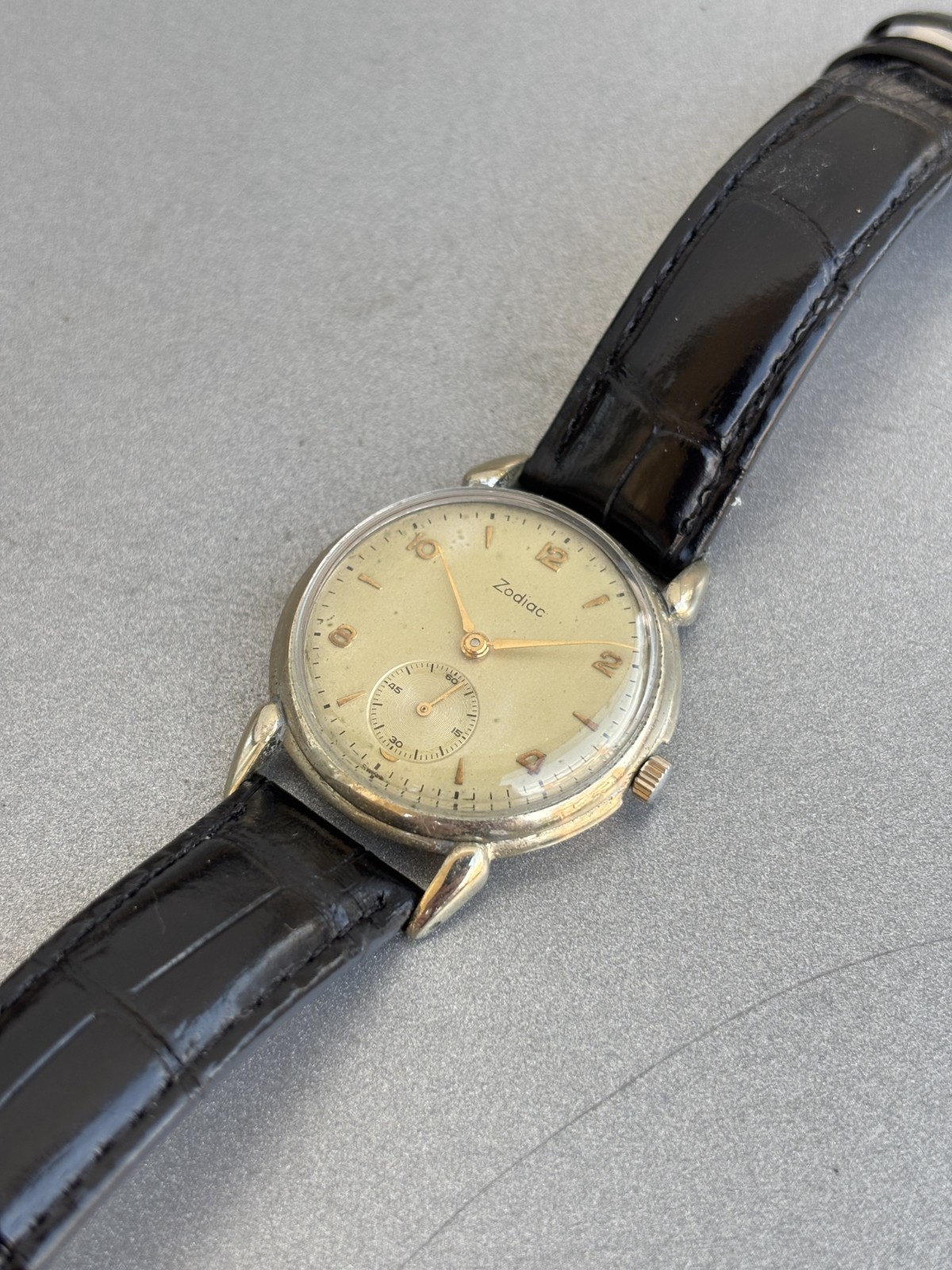 Vintage Zodiac Cal. 417 | 35mm | Manual Wind | Small Seconds | Swiss | 1950