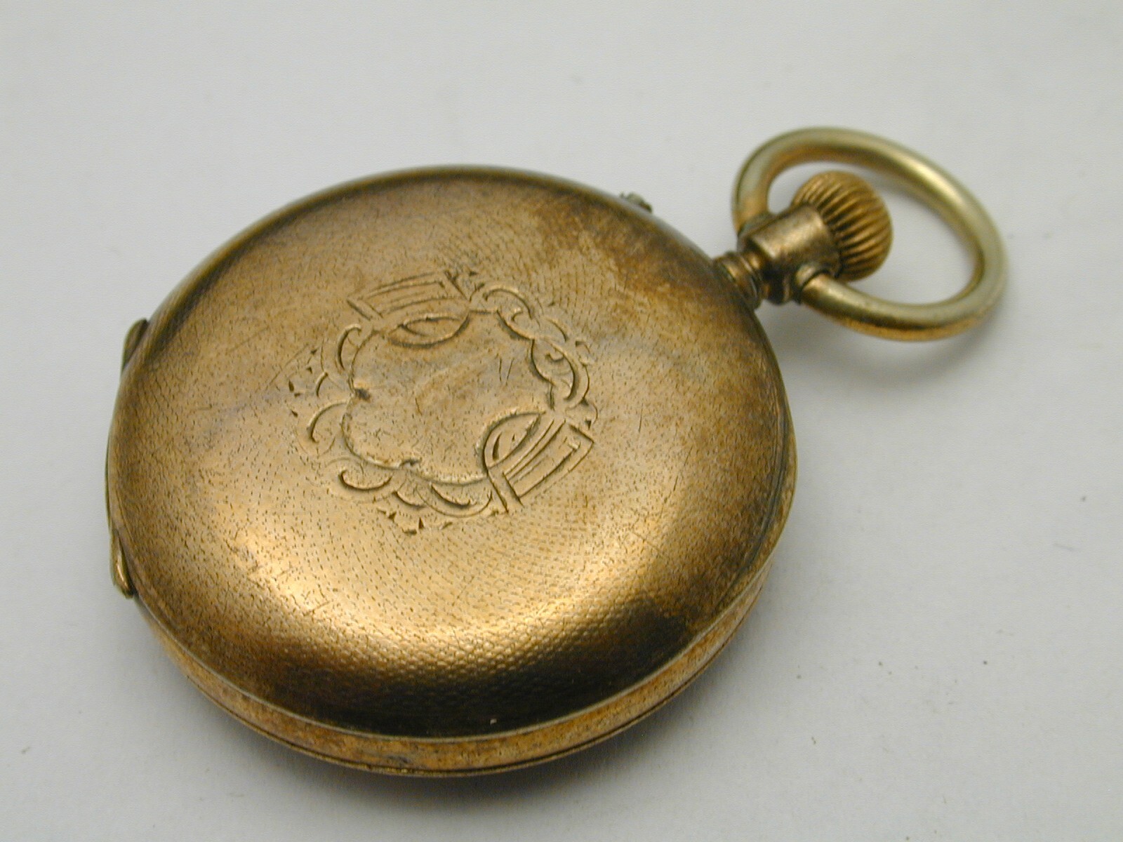 CYLINDER VINTAGE 1880S GOLD FILLED ESCAPEMENT POCKET WATCH, NEED SERVICE