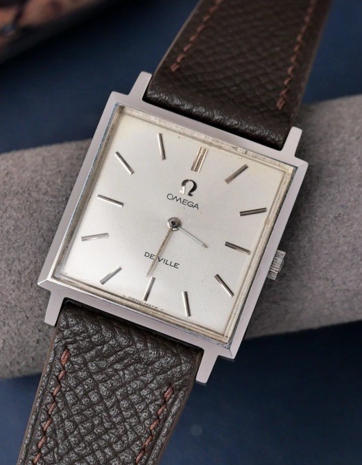 😍 SERVICED Vintage 1960s OMEGA DE VILLE Ref 111.024 Manual Cal 620 Steel Tank