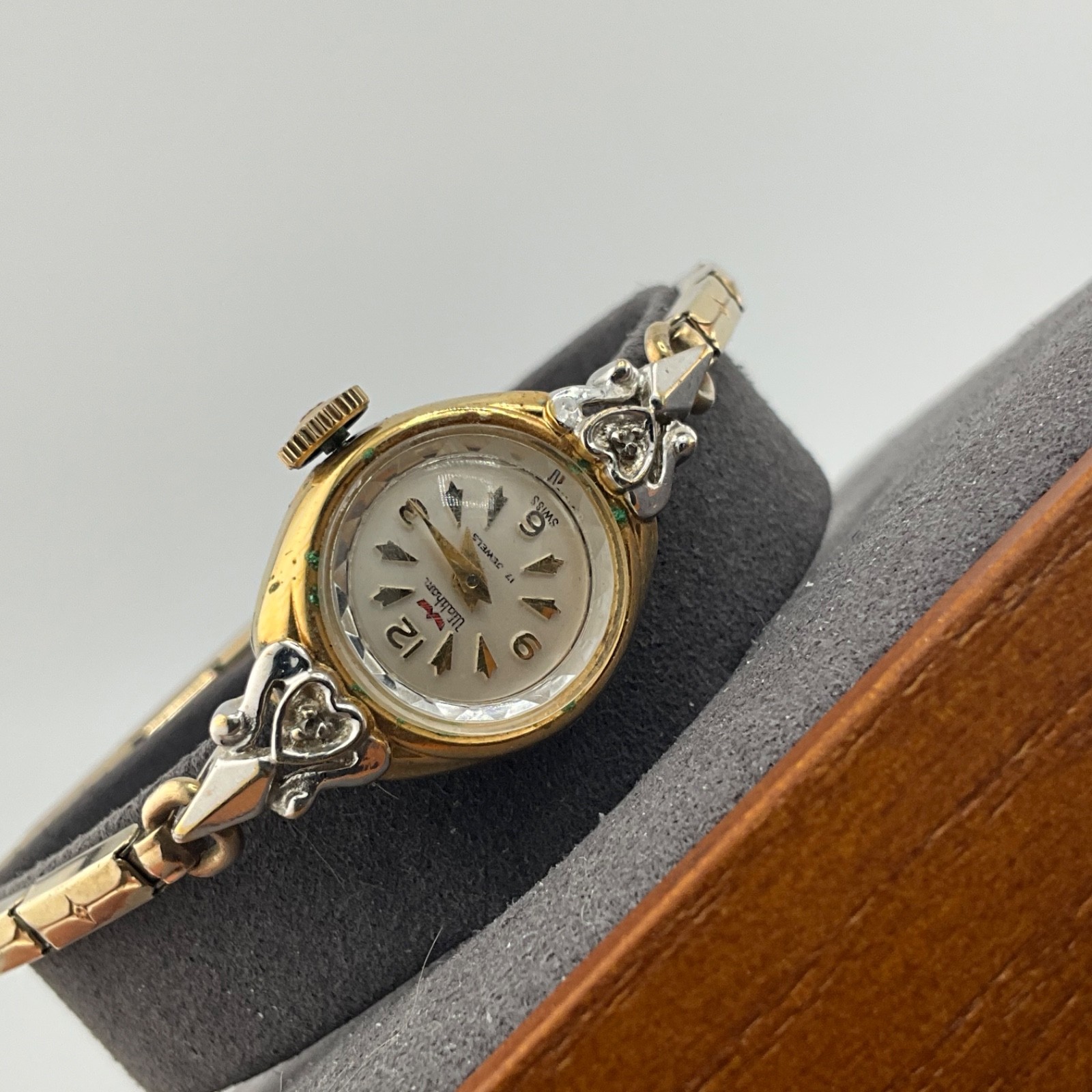 Vintage MCM Waltham Women’s Cocktail Watch 17 Jewels Swiss Wind Up Manual GF