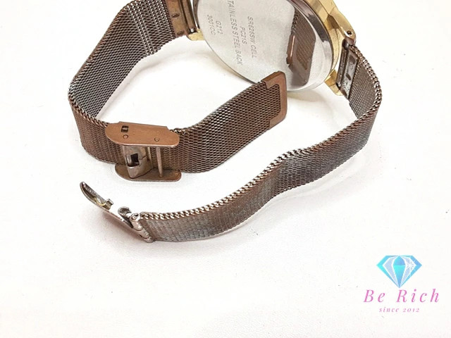 [A1R] Fione G212 Multi Color Gold SS GP Bracelet Unisex Watch [w6x]