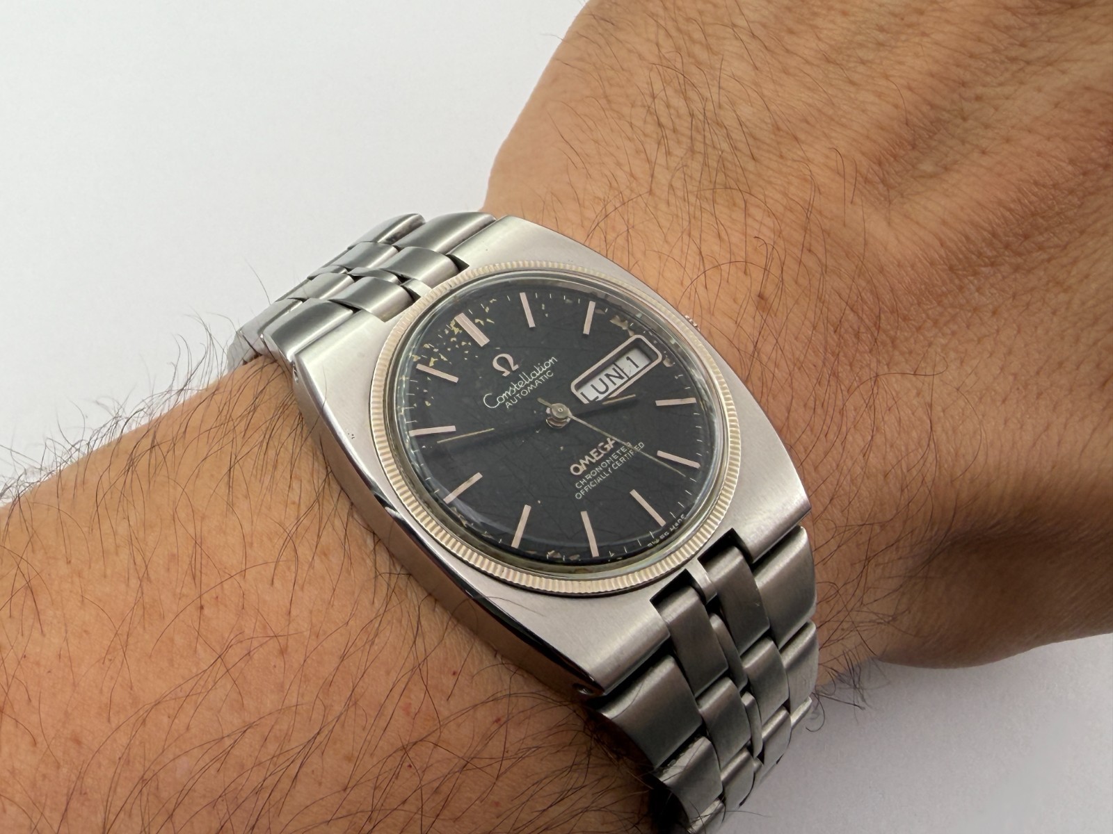 Vintage OMEGA 168.045 Constellation Green Spider Dial Automatic Cal Ω 751 – 36mm
