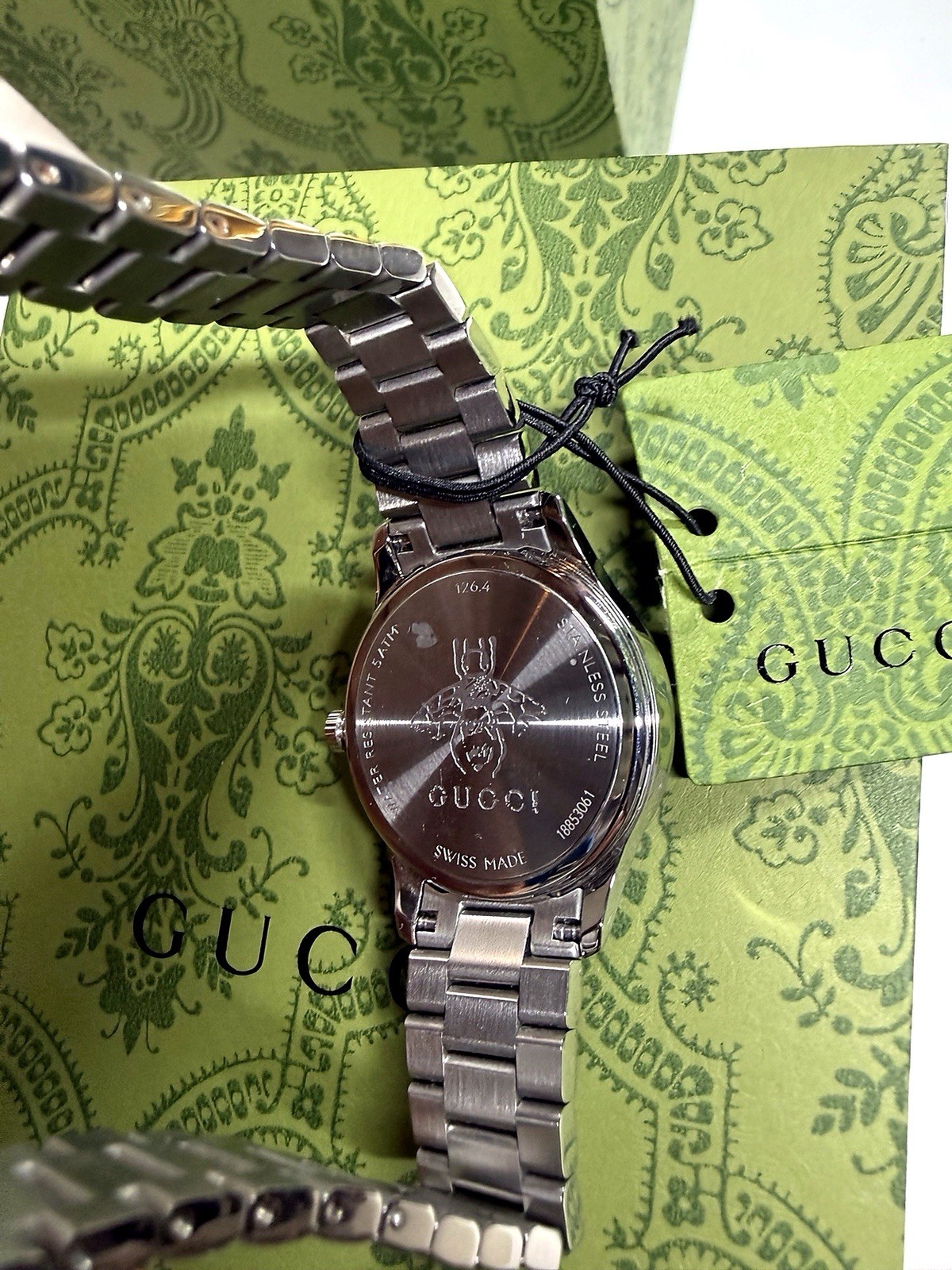 Watch Ladies Gucci G-Timeless with Bee YA1264188 Swiss Automatic 38 mm Pink