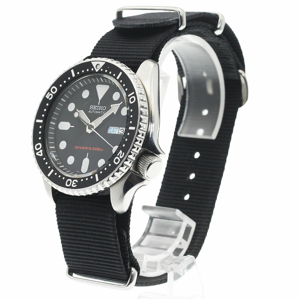 SEIKO 7S26-0020 Black Boy Diver Automatic Day-Date JDM Watch