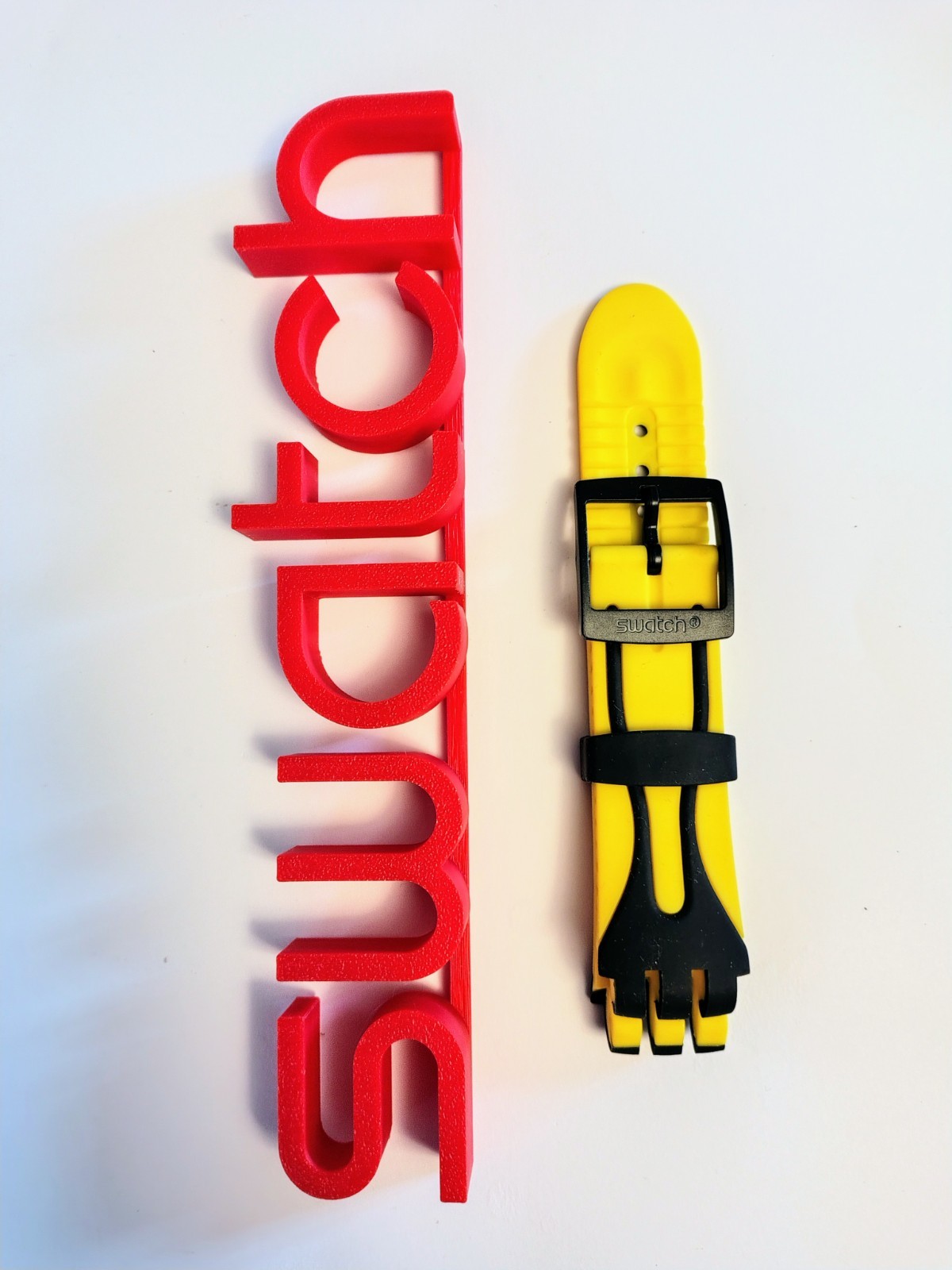 Swatch Watch Strap Fun Scuba SUGB101 Bowtie Yellow Underwater Wristwatch